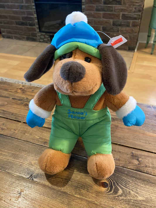 DanDee Santa’s Helper Puppy Plush