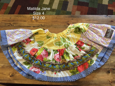 Matilda Jane Flower Print Skirt