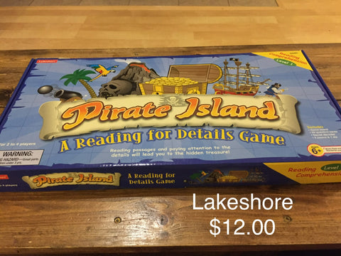 Lakeshore Pirate Island A Reading for Details Game