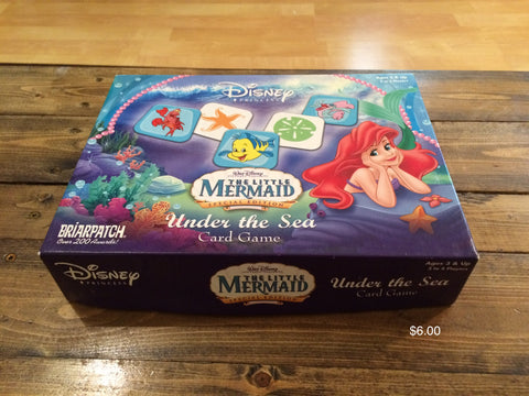The Little Mermaid Under The Sea Card Game