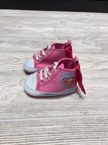 DC Supergirl Crib Shoes with Cape