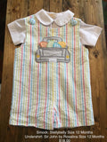 Stellybelly Boys Easter Smock Two Piece Outfit
