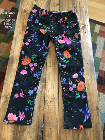 Old Navy Flower Print Jeans