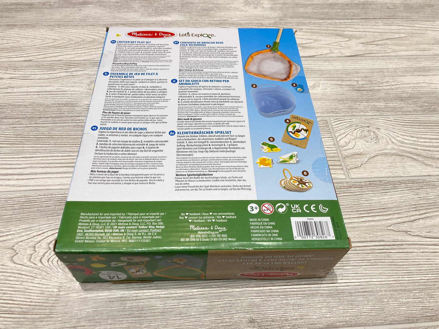 Melissa & Doug Let’s Explore Critter Net Playset