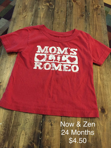 Now & Zen “Mom’s Lil’ Romeo” T-Shirt