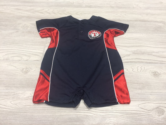 Majestic Texas Rangers Jersey Romper