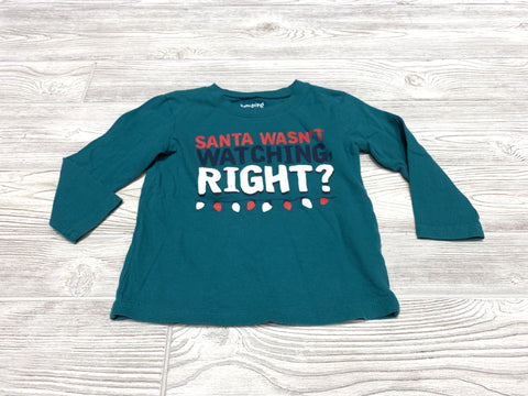 Jumping Beans “Santa Wasn’t Watching, Right?” Long Sleeve Shirt