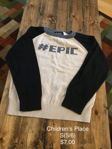 Children’s Place “#Epic” Sweater