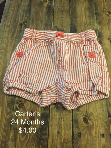 Carter’s Pin Stripe Shorts