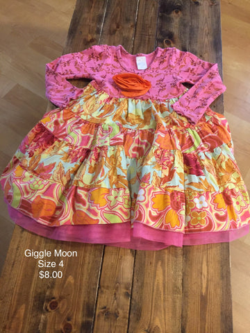 Giggle Moon Flower Print Dress
