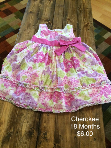 Cherokee Spring Flower Dress