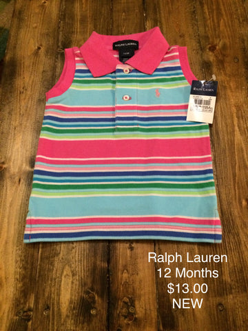 Ralph Lauren Sleeveless Polo Shirt