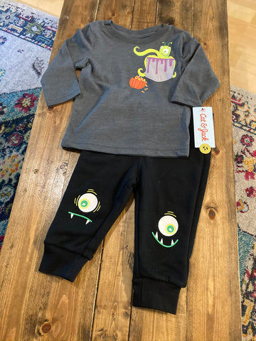 Cat & Jack Two Piece Monster Outfit