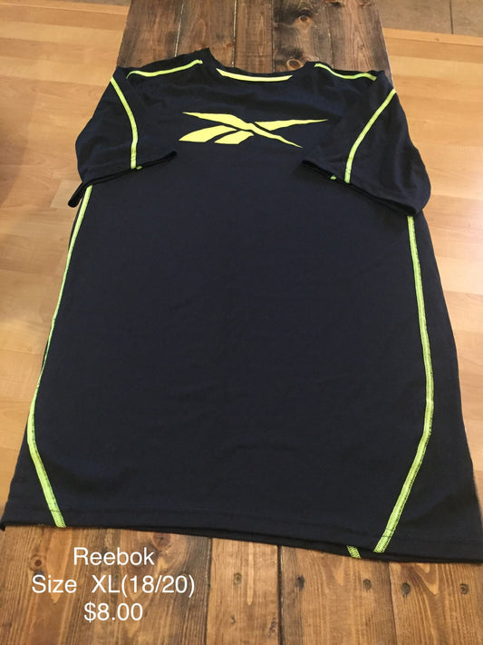 Reebok Athletic Short Sleeve Shirt
