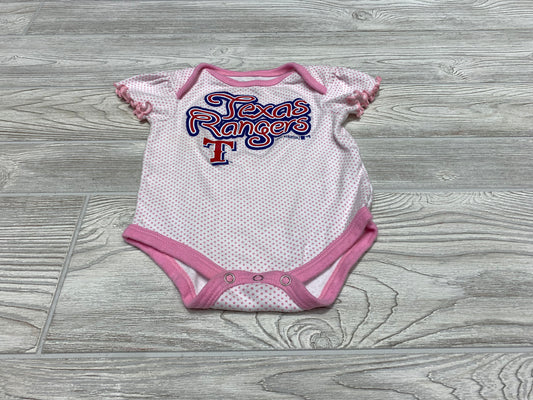 Genuine Merchandise Texas Rangers Short Sleeve Onesie