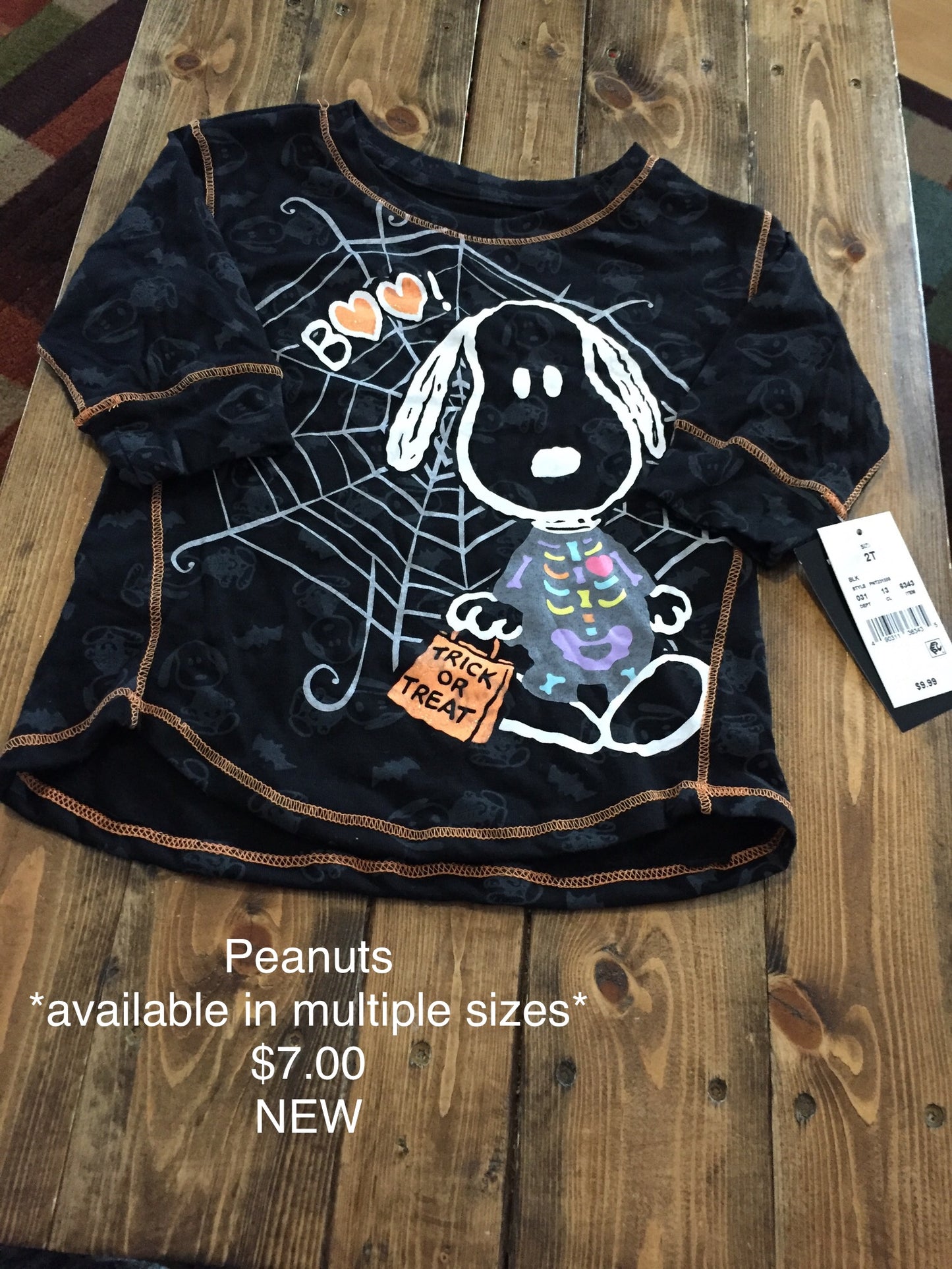 Peanuts Collection Girls Long Sleeve Shirt - Multiple Sizes