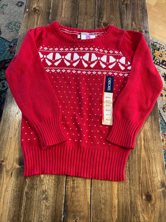 Cherokee Girls Christmas Sweater