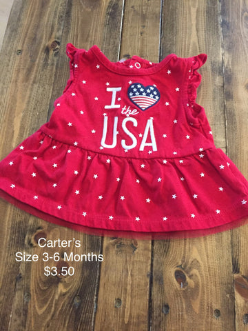 Carter’s “I Heart the USA” Shirt