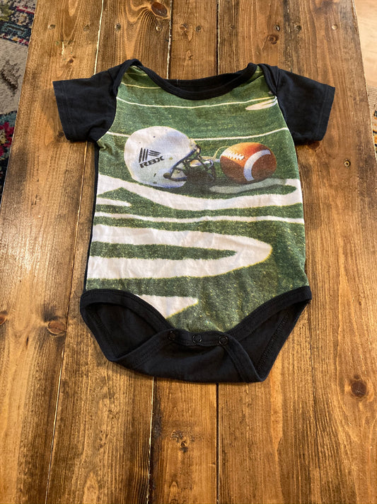 Reebok Football Print Short Sleeve Onesie